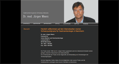 Desktop Screenshot of praxis-weers.de